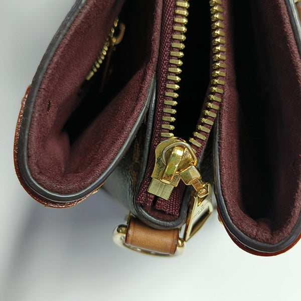 SOUFFLOT MM Monogram Coated Canvas Brown