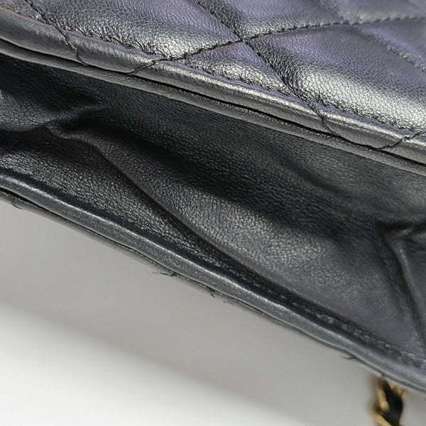 WOC Mini Lambskin Black