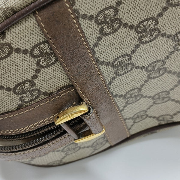 Monogram Coated Canvas Top Handle Bag Beige