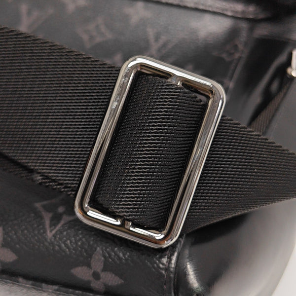 VOYAGER PM Monogram Coated Canvas Black