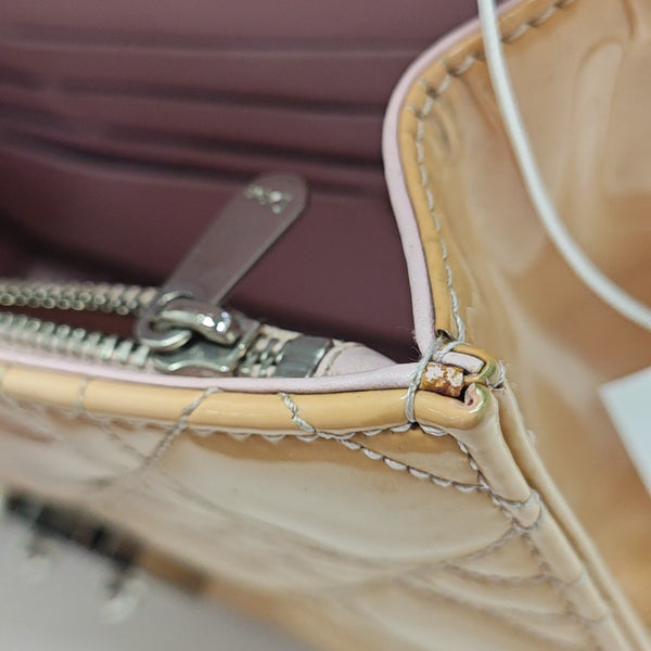 Rendez-Vous Cannage Patent Leather Yellow
