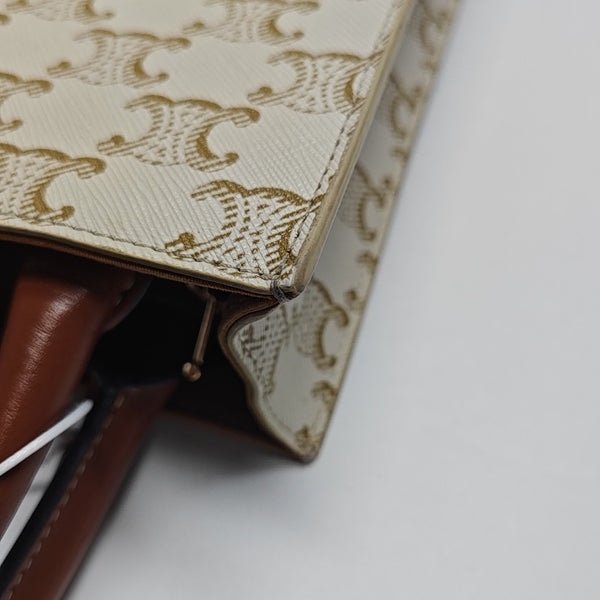 CABAS CELINE Mini Coated Canvas White