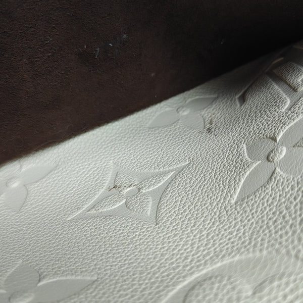 DIANE Monogram Calfskin Beige