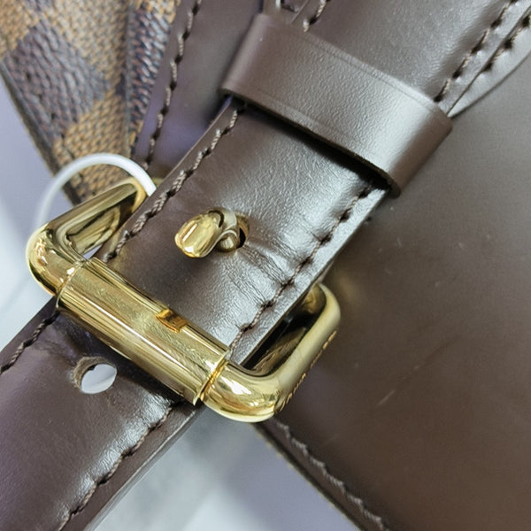 VERONA MM Damier Ebene Coated Canvas Brown