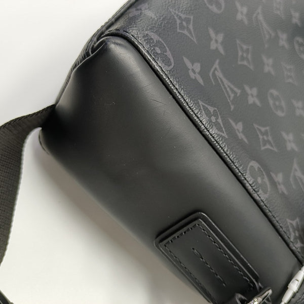 VOYAGER PM Monogram Coated Canvas Black