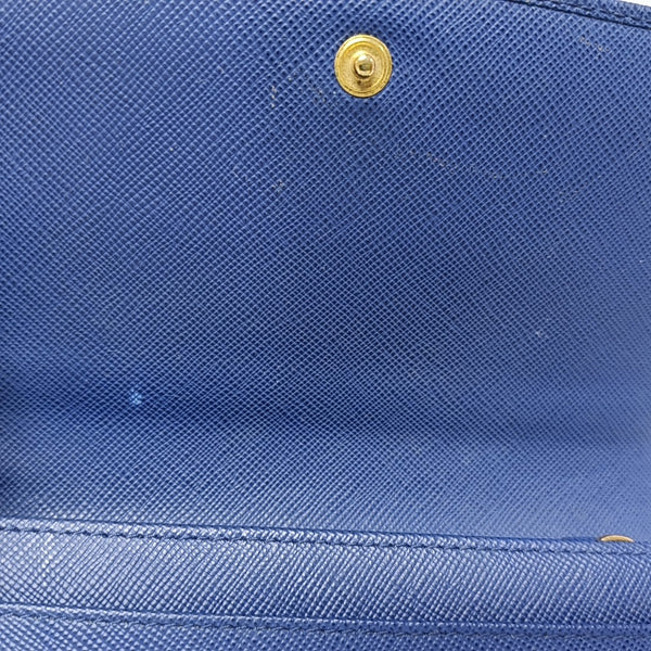 Leather Wallet Blue