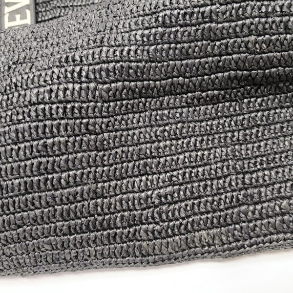 Fold Shopper Super Mini Straw Black