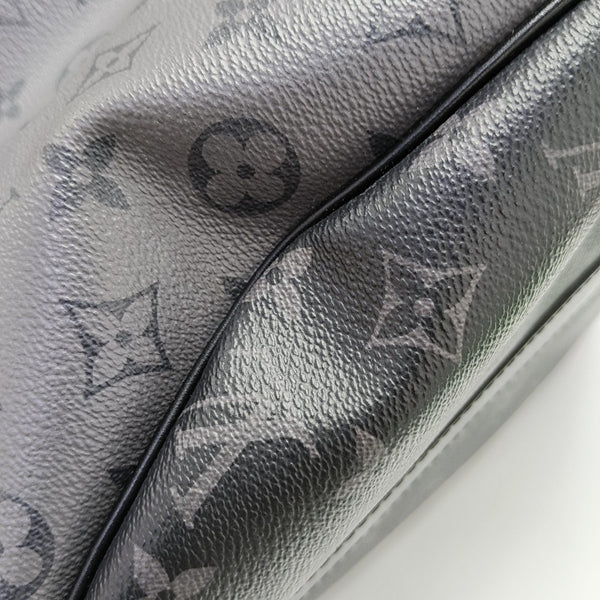 KEEPALL 50 Monogram Coated Canvas Gray