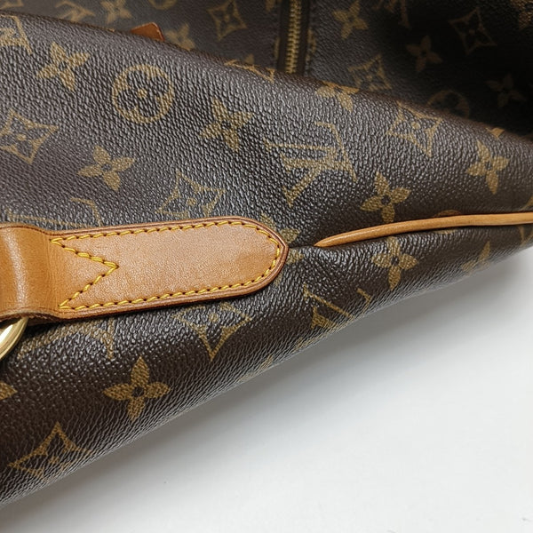 Monogram Coated Canvas Tote Bag Brown