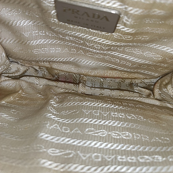 Fabric Shoulder Bag Beige