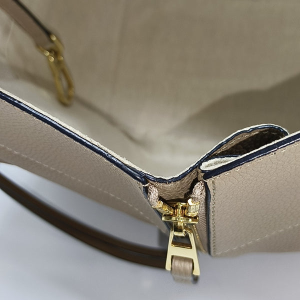 Hammock Small Calfskin Beige