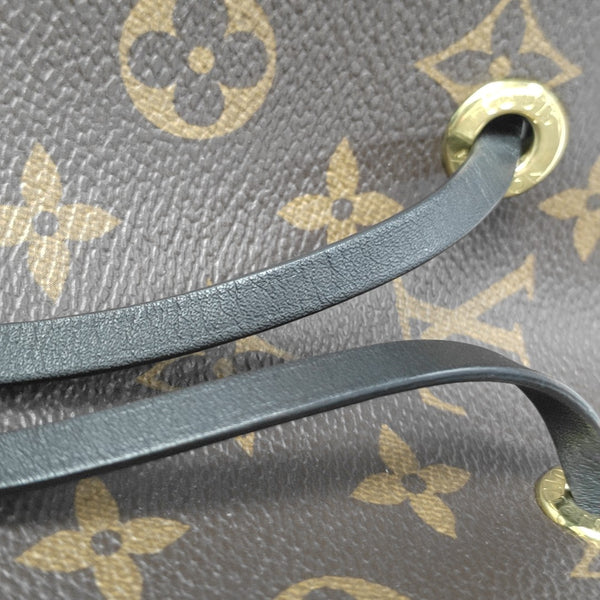 NÉONOÉ MM Monogram Coated Canvas Brown