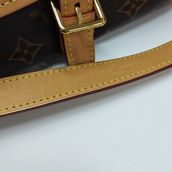 DIANE Monogram Coated Canvas Brown
