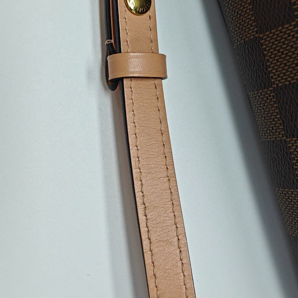 NÉONOÉ MM Damier Ebene Coated Canvas Brown