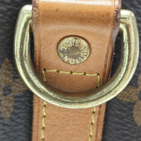 SPEEDY 30 Monogram Coated Canvas Brown