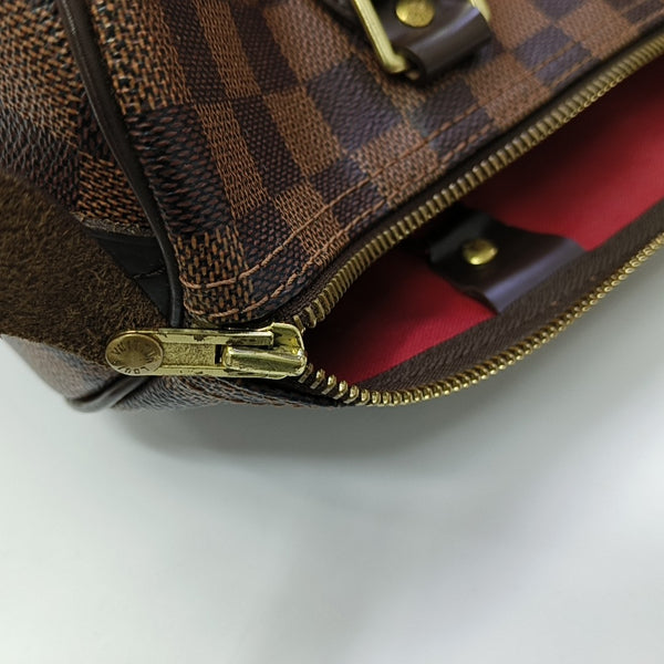 SPEEDY 30 Damier Ebene Coated Canvas Brown