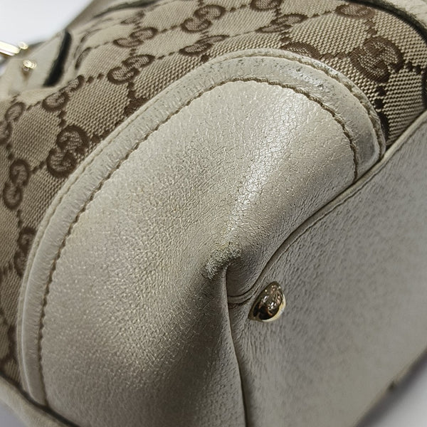 Monogram Canvas Tote Bag Brown