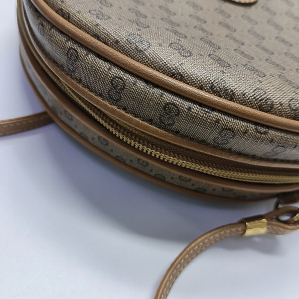 Monogram Coated Canvas Shoulder Bag Brown