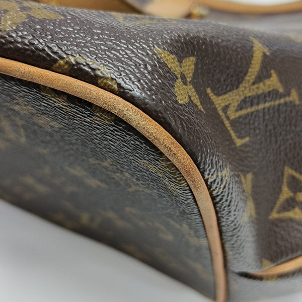 PALERMO PM Monogram Coated Canvas Brown