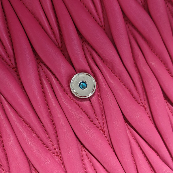 Quilted Lambskin Shoulder Bag Red