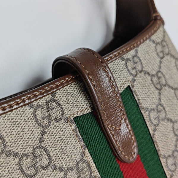 Jackie 1961 Mini Monogram Coated Canvas Beige