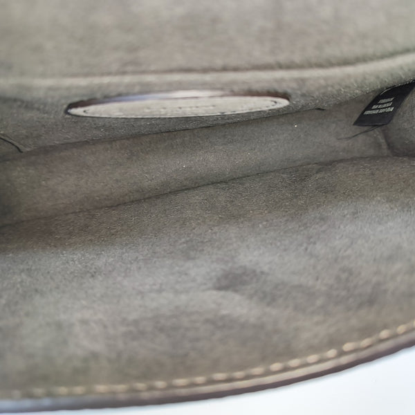 Calfskin Shoulder Bag Gray