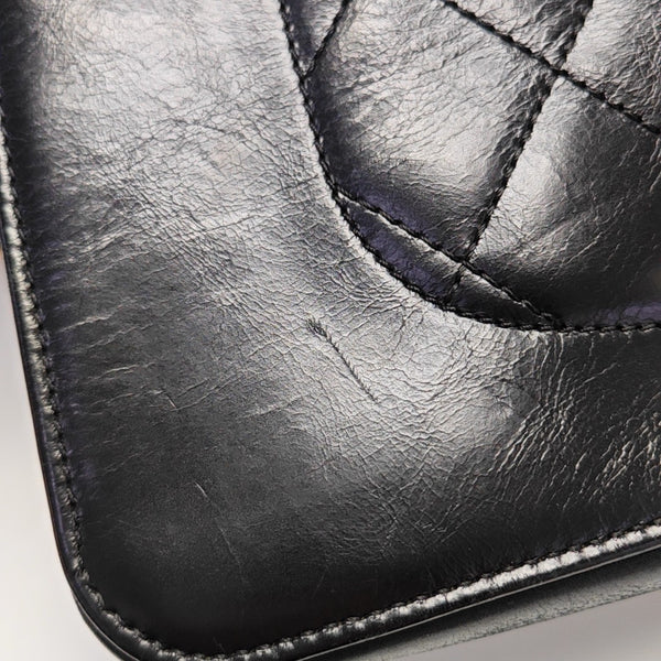 Quilted Calfskin Shoulder Bag Black