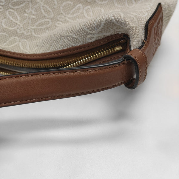 Anagram Small Monogram Canvas Beige