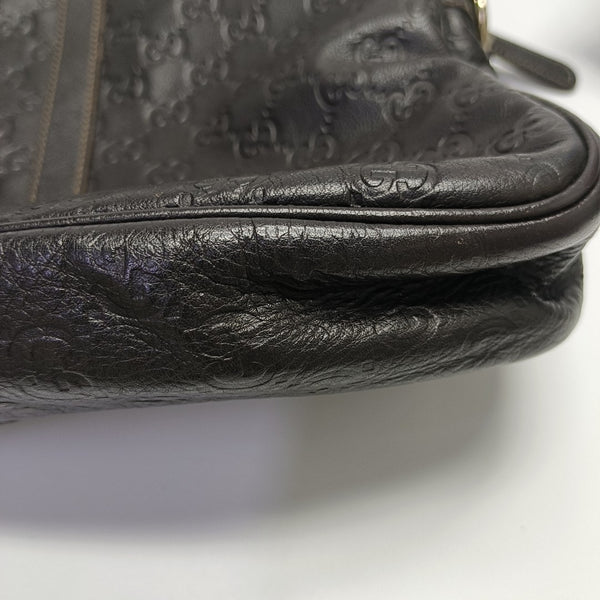 Signature Monogram Calfskin Brown