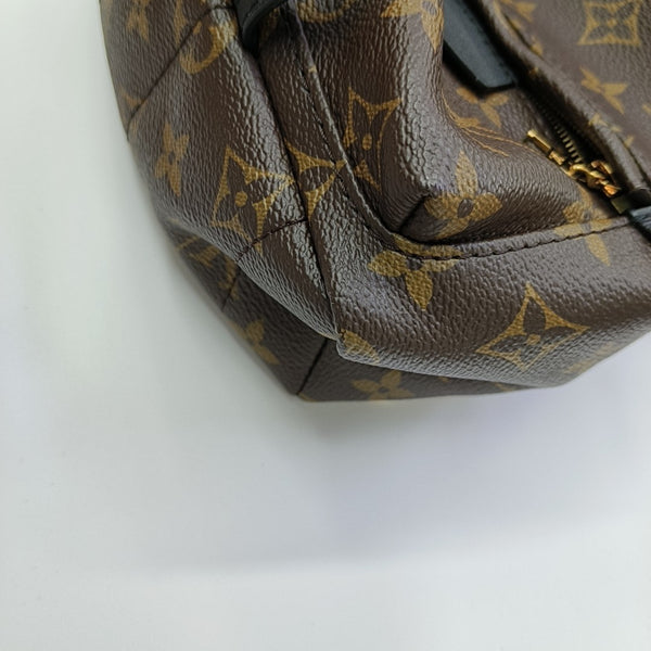 PALM SPRINGS Mini Monogram Coated Canvas Brown