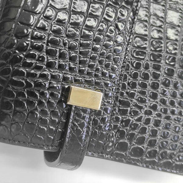 MANHATTAN Medium Calfskin Black