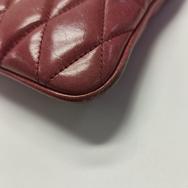 Quilted Lambskin Shoulder Bag Pink