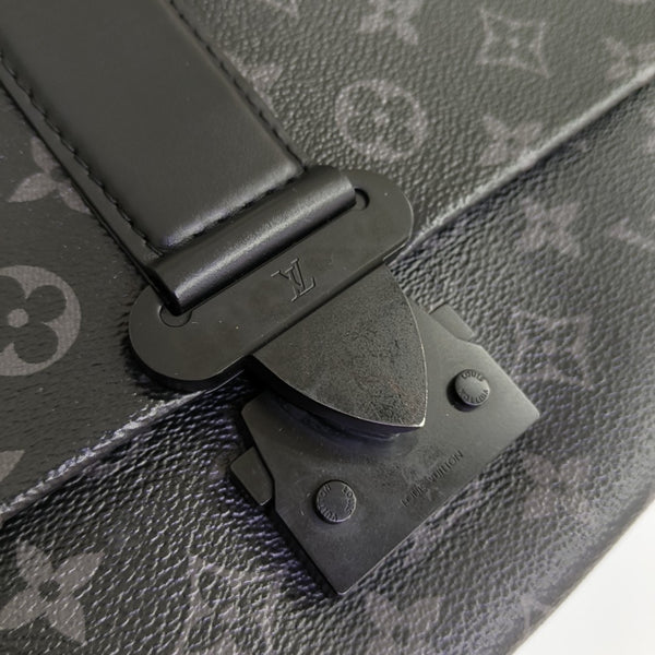 S-CAPE Monogram Coated Canvas Black
