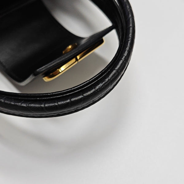 Sharp Calfskin Black