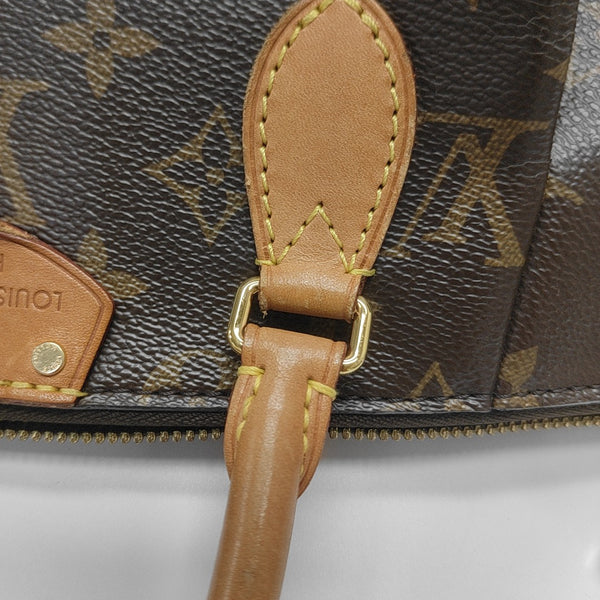 TURENNE Monogram Coated Canvas Brown