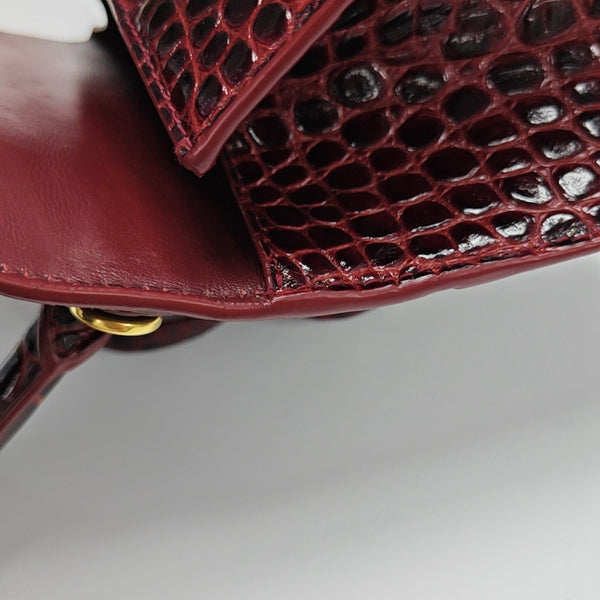 Hourglass S Calfskin Red