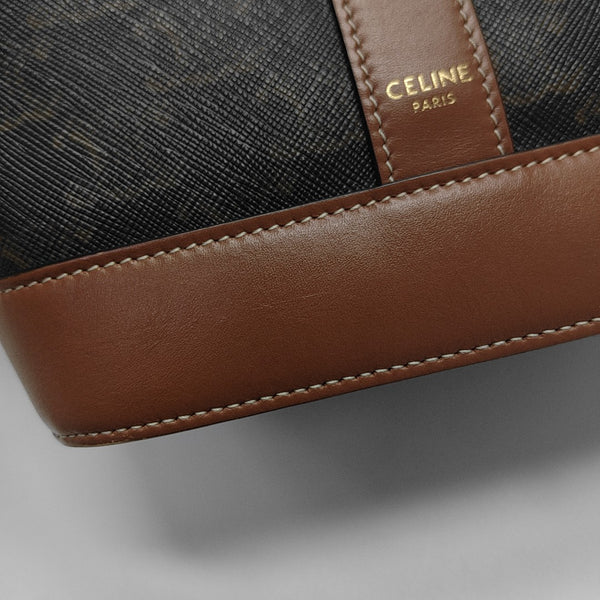 TRIOMPHE CANVAS Small Coated Canvas Brown