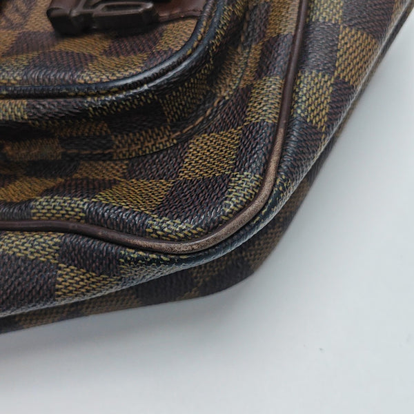MELVILLE Damier Ebene Coated Canvas Brown