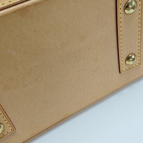 ALMA BB Monogram Coated Canvas Brown