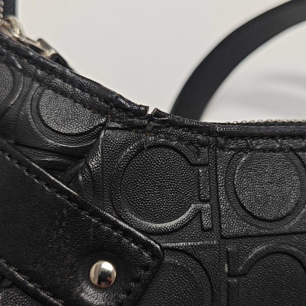 Gancini Leather Black