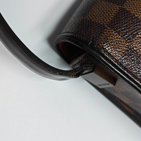 TRIBECA Damier Ebene Coated Canvas Brown