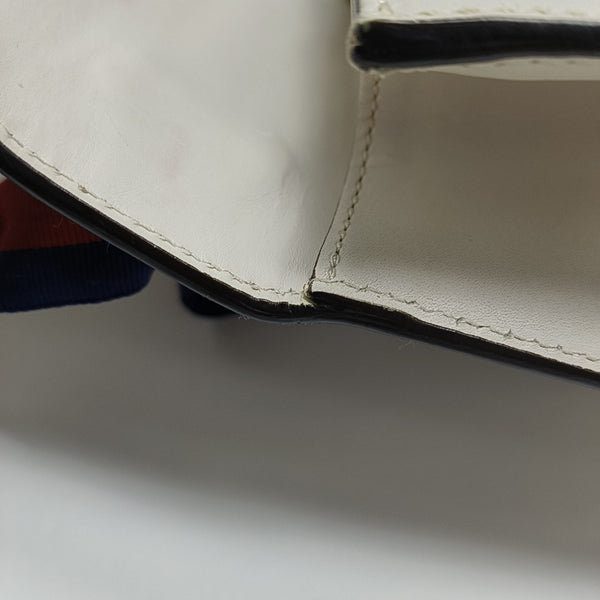 Sylvie Small Calfskin White
