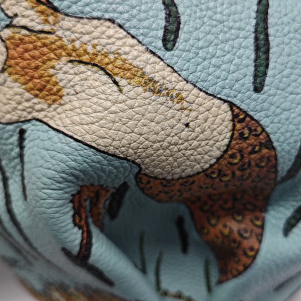 Animals Calfskin Blue