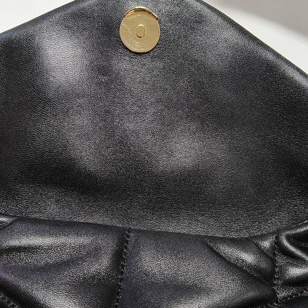 PUFFER Small Quilted Lambskin Black