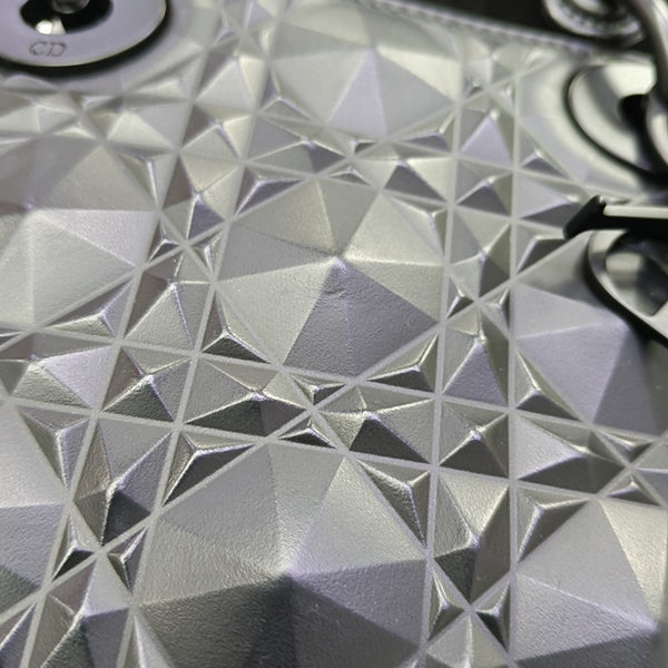 Lady Dior Mini Cannage Calfskin Black