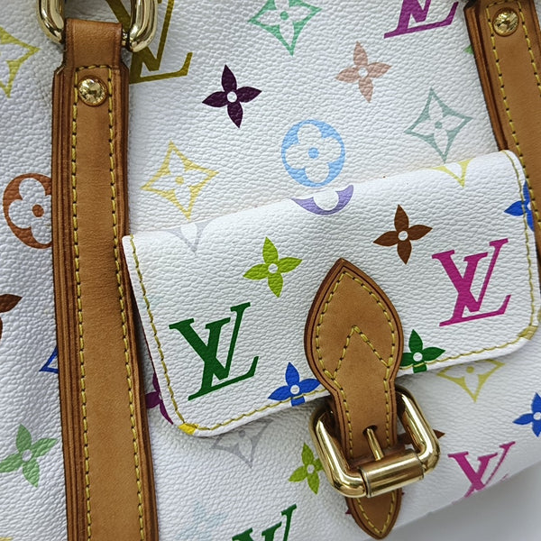 LV × TM PRISCILLA Monogram Coated Canvas White