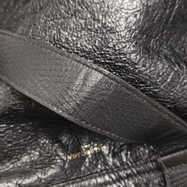 Lambskin Tote Bag Black