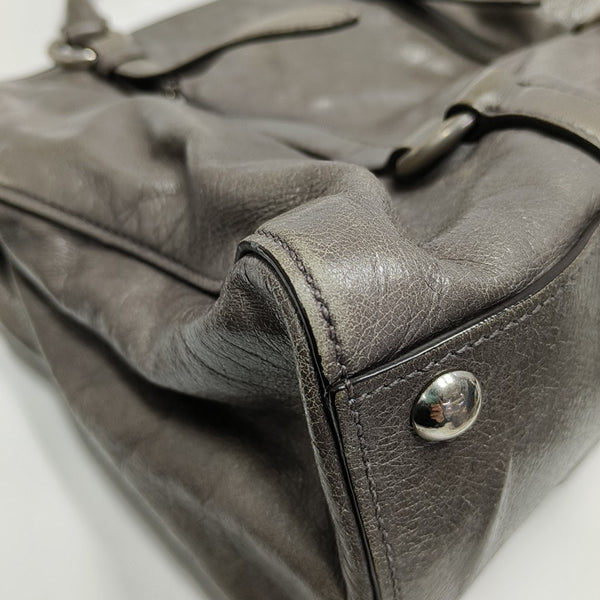 Shoulder Strap Calfskin Gray