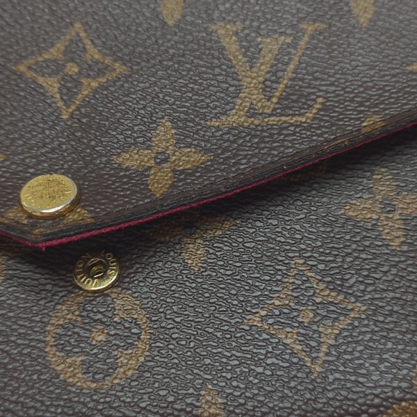 FÉLICIE Monogram Coated Canvas Brown