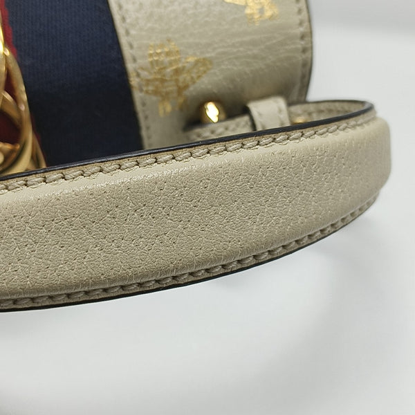 Sylvie Mini Calfskin White